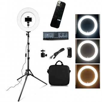 Lampa  Circulara cu telecomanda, Selfie Telefon, Ring Light 12inch -35W 280Leduri 