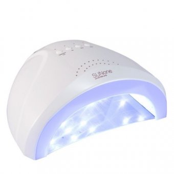 Lampa UV LED double light SUNone 48W pentru unghii ALB